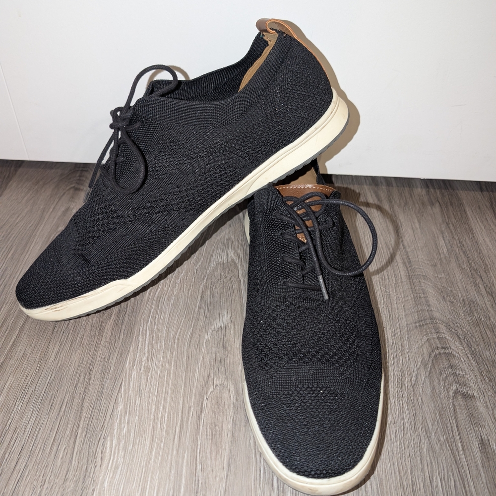 Men's Izod Black Knit Casual Shoes
